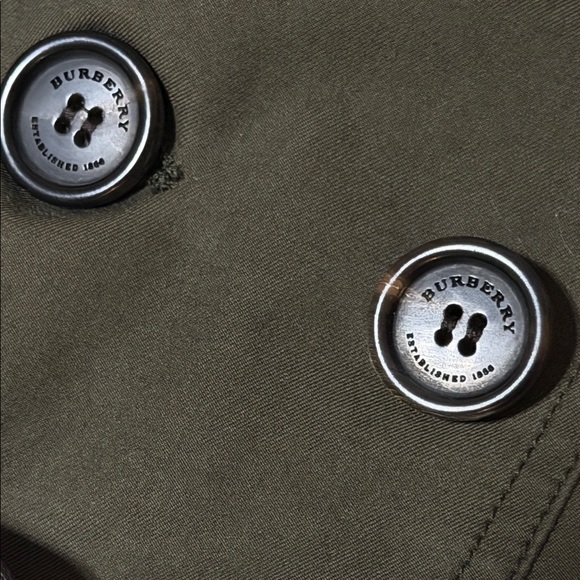 Burberry Established 1856 Khaki Double Breasted Trench Jacket 🧥 - Picture 2 of 16